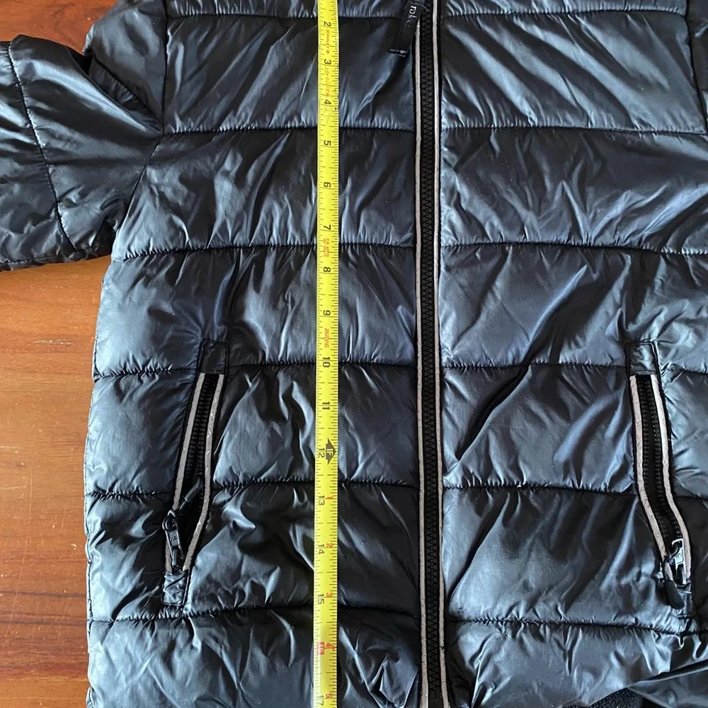 Rokka and Rolla Children's Black‎ Hooded Puffer Jacket size 6